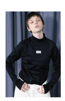 Serene Jersey Sweatshirt(Black)