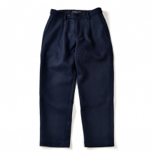 16FW REGULAR WOOL CROPPED PANTS NAVY