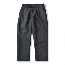 16FW REGULAR WOOL CROPPED PANTS CHARCOAL