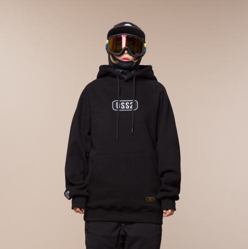 어스투(USS2) BOX-LOGO HOODIE BK - 89,000 | 무신사 스토어