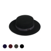 wide wool hapburn hat (5color)