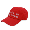 COOL ONLY IN DEATH COTTON TWILL BALL CAP (RED)