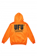 유즈드퓨처(USED FUTURE) UFU AD HOODIE_ORANGE