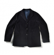 16FW PEAKED LAPEL SINGLE JACKET NAVY CORDUROY