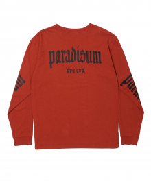 PARADISUM LONG SLEEVE T (RED)