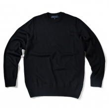 16FW CREW NECK KNIT BLACK