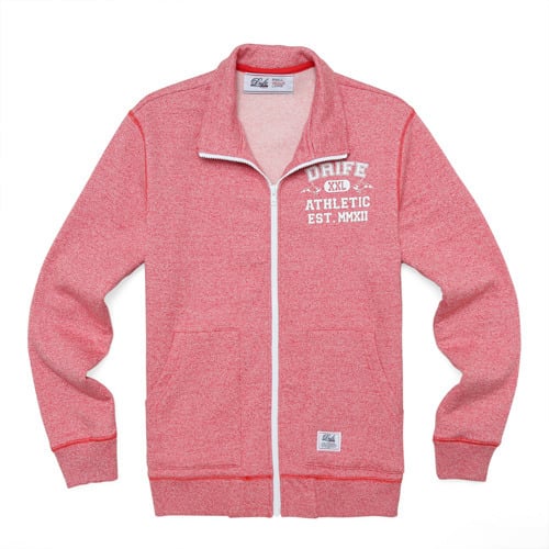 SWEAT ZIPUP-RED