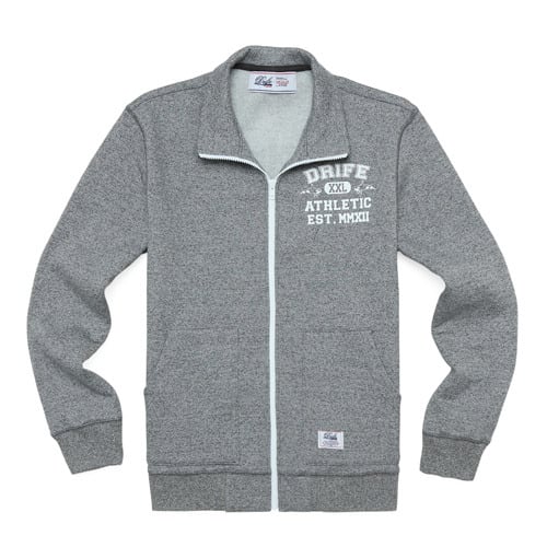 SWEAT ZIPUP-GREY