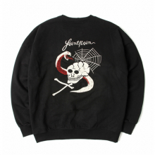 SP ADAMS SOUVENIR CREWNECK LS-BLACK