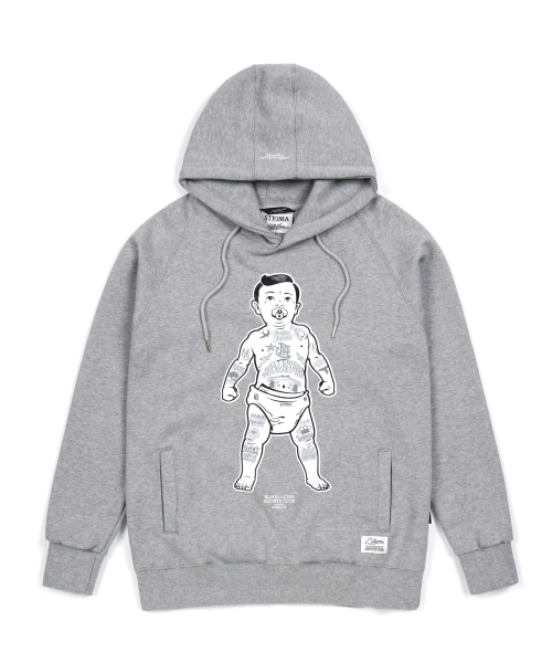 스티그마(STIGMA) BABY HOODIE GREY - 78,000 | 무신사 스토어
