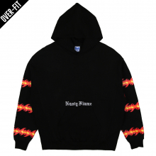 [NYPM] NASTY FLAME HOODIE (BLK)