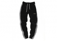 VELOUR TRACK PANTS / BK