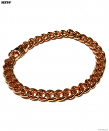 [써지컬스틸][변색X]S-02 chain bracelet ROSE GOLD