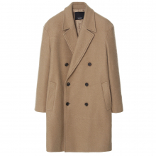 LOOSE FIT DOUBLE BREASTED COAT (IK1GWUC810E)