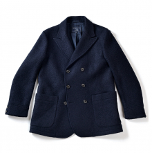 16FW DOUBLE BREASTED JACKET NAVY