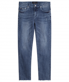 M#1071 foraker washed crop jeans