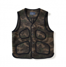 16FW WOOL VEST OLIVE CAMO