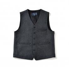 16FW REGULAR WOOL VEST CHARCOAL