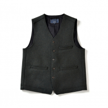 16FW REGULAR WOOL VEST OLIVE