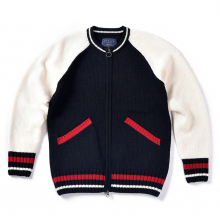 16FW KNIT STADIUM JUMPER BLACK