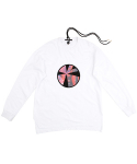 토핏(TOFIT) Tofit Circle Print Point Loose fit Mini Zurry T-Shirts White