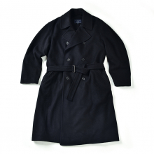 16FW OVERSIZED TRENCH COAT BLACK