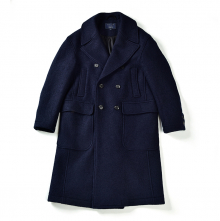 16FW OVERSIZED DOUBLE BREASTED COAT NAVY