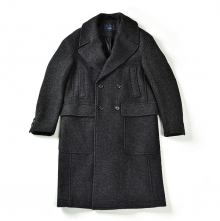 16FW OVERSIZED DOUBLE BREASTED COAT CHARCOAL