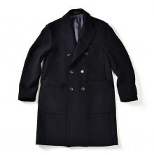 16FW DOUBLE BREASTED COAT BLACK