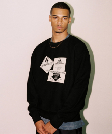 REVERSIBLE CREWNECK T (BLACK)