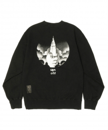 BIG HAND CREWNECK T (BLACK)