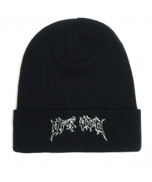 SPIDER LOGO BEANIE (BLACK/WHITE)