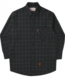 Tile Check Shirts 2 - Black