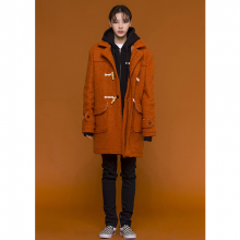 Duffle Long Coat_Orange