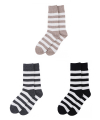 [3개 SET] MILESTONE awning stripe socks 3P