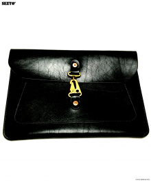 [SEXTO]X[YORK FABRIC MFG CO]SS-001 Clutch Bag Black