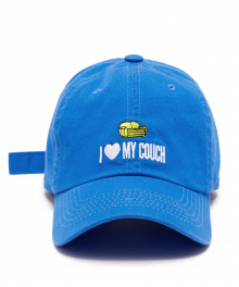 [unisex]I LOVE MY COUCH BLUE BALL CAP