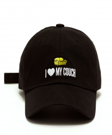 [unisex]I LOVE MY COUCH BLACK BALL CAP