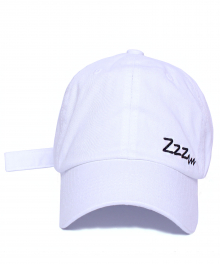 [unisex]ZZZ WHITE BALL CAP