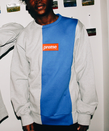 Preme Sweatshirts - Blue/Grey