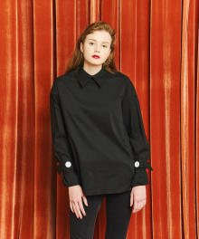 TRENCH BLOUSE BLACK