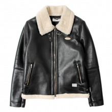 SP BJRON SHEARLING JKT-WHITE