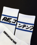 리플레이컨테이너(REPLAY CONTAINER) blue line socks (white)