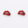 Lips earrings (은침)