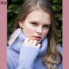 Angora Wool Turtleneck_Lavender