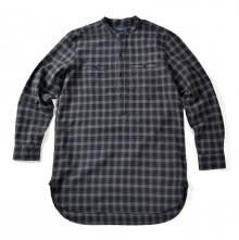 16FW PULLOVER LONG SHIRT BLACK CHECK