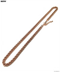 [써지컬스틸]W-TYPE 011 chain necklace ROSE GOLD