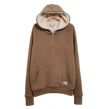 SP JOSHUA RAGLAN FUR HOOD LS-BROWN