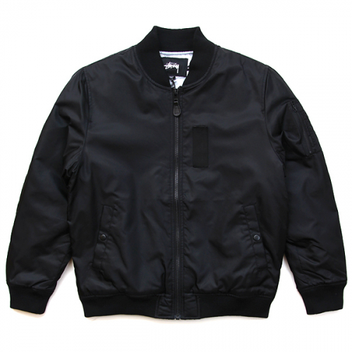 스투시(STUSSY) 스투시 MA-1 자켓 블랙 