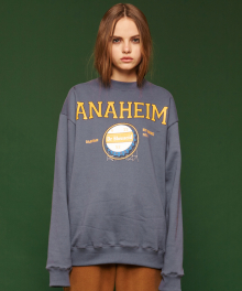 [unisex] Anaheim sweatshirt (grayish blue)